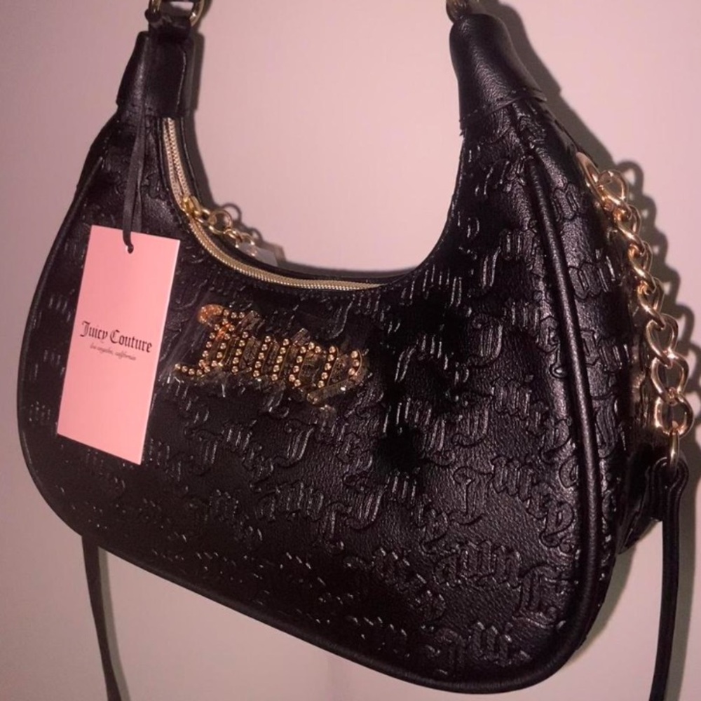 Juicy couture shoulder bag black